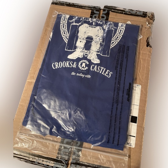 Crooks and Castles x Death Row Records “Core Logo” Tee, NWT, size S - Picture 5 of 8